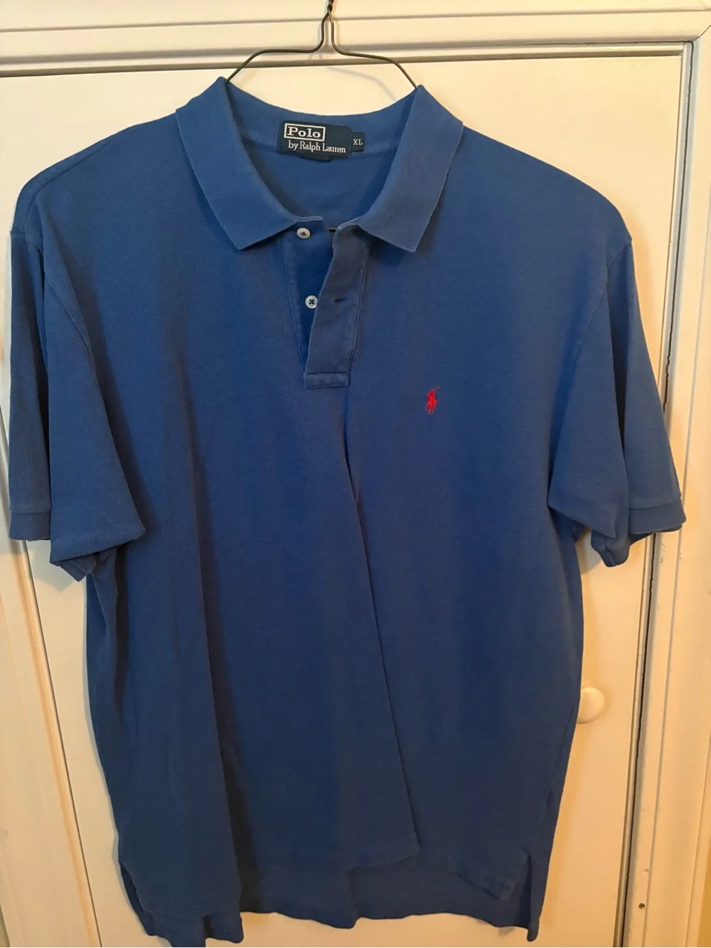 Ralph Lauren Polo Shirt in Royal Blue with Red Logo